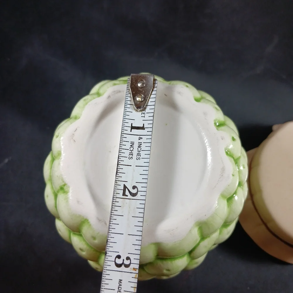 Vintage Green Grapes Lidden Honey/Sugar/Jam Small Jar